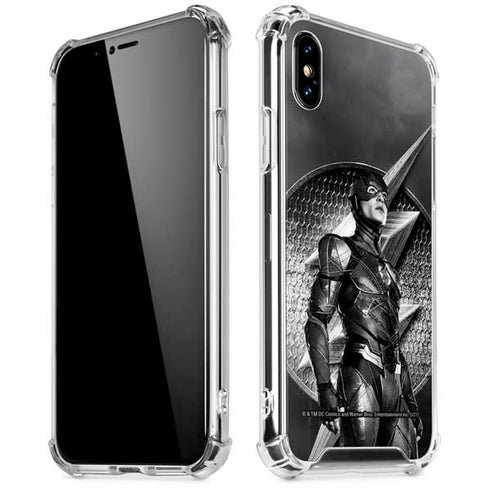 The Justice League (2017) Flash Poster iPhone XS Max Clear Case